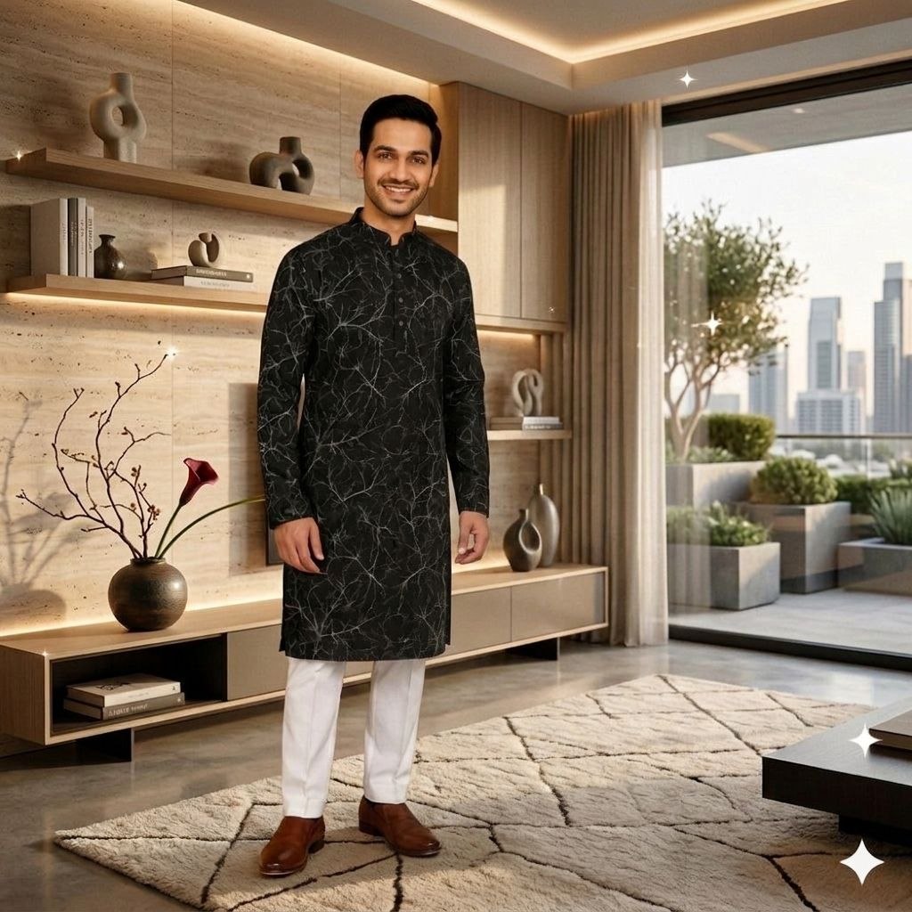 Premium Panjabi for Men - Elegant Traditional Wear in Superior Fabric % Premium Panjabi for Men - Elegant Traditional Wear in Superior Fabric