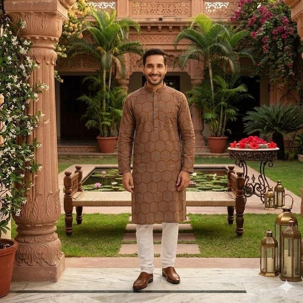 Premium Panjabi for Men - Elegant Traditional Wear in Superior Fabric % Premium Panjabi for Men - Elegant Traditional Wear in Superior Fabric