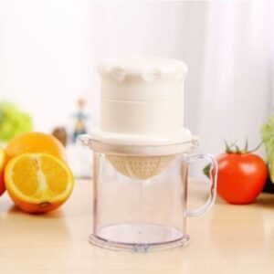 Premium Portable Manual Juicer - Multifunctional Food-Grade Squeezer for Fresh Fruit Extraction