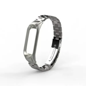 Premium Silver Metal Straps for Xiaomi Mi Band 3 & 4 - Stylish & Durable