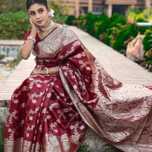 Premium Soft Katan Saree - Elegant Indian Traditional Wear for Special Occasions