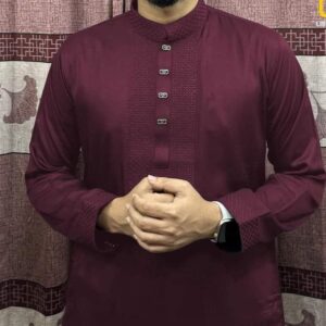 Premium Star-Embroidered Panjabi for Festive Elegance