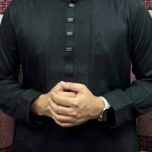Premium Star Print Panjabi for Men - Elegant Traditional Wear