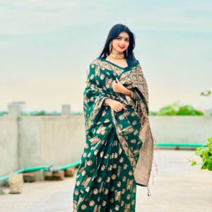 Premium Tat Jamdani Handloom Fabric - Exquisite Traditional Weave