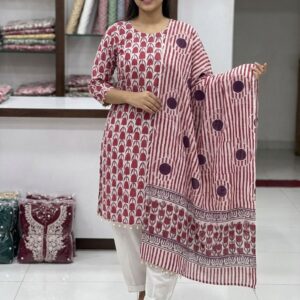 Printed Three-Piece Set - Stylish and Comfortable Ready-Made Outfit