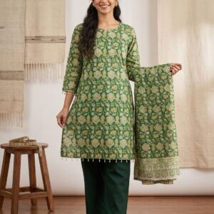 Printed Three-Piece Set – Stylish & Versatile Ready-Made Outfit