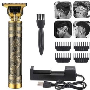 Professional Cordless Vintage Hair Trimmer - Rechargeable Hair Cutting Machine