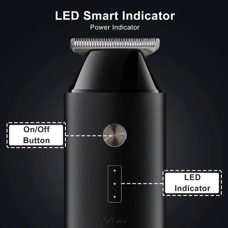 Professional Rechargeable Hair Trimmer VGR V-932 for Precision Grooming % Professional Rechargeable Hair Trimmer VGR V-932 for Precision Grooming