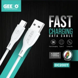 Pure Copper Type-C Fast Charging Cable - Geeoo DC 200T Series
