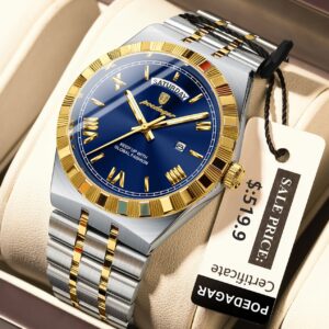 Quartz Men's Luminous Watch - Elegant Timepiece for Every Occasion