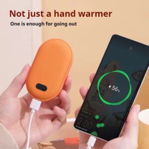 Rechargeable Hand Warmer and Power Bank - Portable 2-in-1 Solution