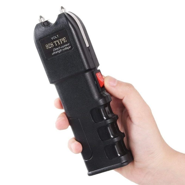 Rechargeable Stun Gun with Flashlight - Self Defense Security Tool % Rechargeable Stun Gun with Flashlight - Self Defense Security Tool