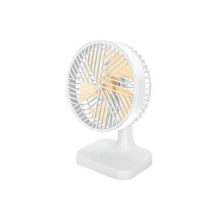 Rechargeable Table Fan - Indiana IRF-F2C, Sleek Design, Random Color Options