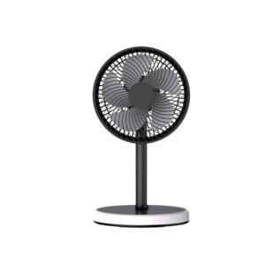 Rechargeable USB Black Desktop Fan - Compact and Efficient Cooling Solution