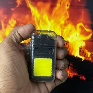 Rechargeable Waterproof Dual Arc Plasma Lighter for Camping & Outdoor Use
