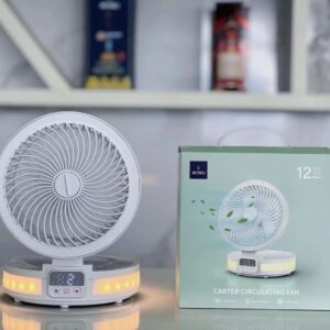 Rechargeable WiWu FS05 Fan with LED Control Panel and 4000mAh Battery - White