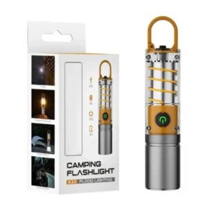 Rechargeable X10 Camping Flashlight with Powerful Flood Lighting