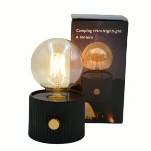 Retro Lantern Night Light - Vintage-Style Home Decor Accent