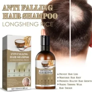 Revitalizing Rice Water Shampoo for Hair Fall Control and Dandruff Relief