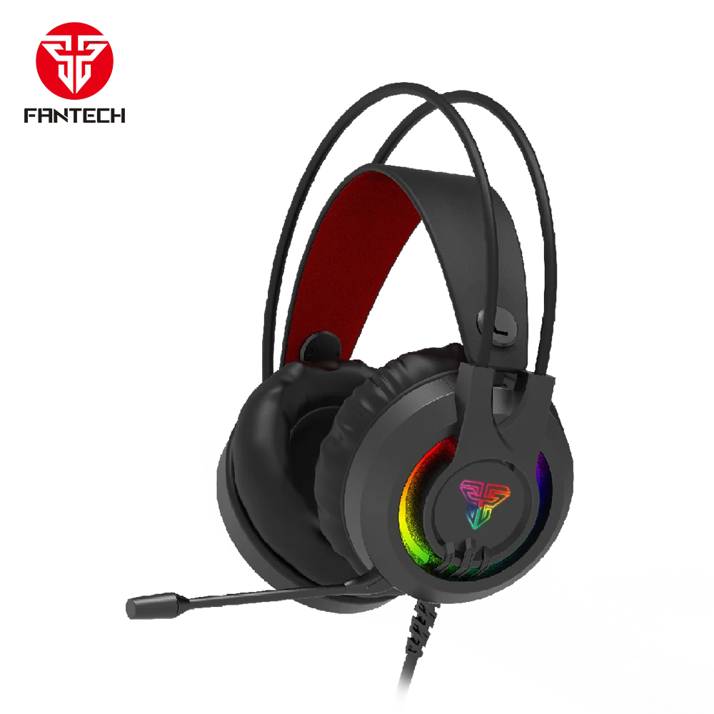 RGB Gaming Headset Fantech Chief II HG20 - Wired USB - Black Finish % RGB Gaming Headset Fantech Chief II HG20 - Wired USB - Black Finish