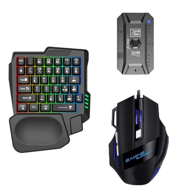 RGB Gaming Keyboard and Mouse Combo - GearUP K190 for Mobile Gamers % RGB Gaming Keyboard and Mouse Combo - GearUP K190 for Mobile Gamers