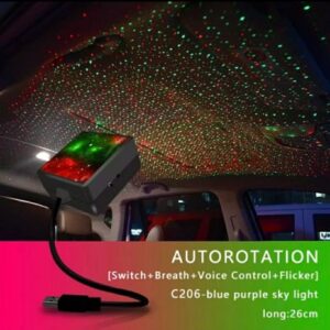 Romantic Laser Light Projector for Car and Room Ambiance