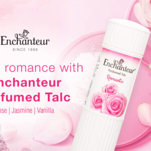 Romantic Perfumed Talc Powder 250g by Enchanteur - Luxurious Fragrance