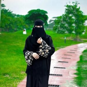 Rose-Colored Abaya - Elegant Women's Islamic Fashion Attire