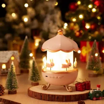 Rotating LED Bunny Night Light Projector – Magical Star Lamp for Kids' Room Decor % Rotating LED Bunny Night Light Projector – Magical Star Lamp for Kids' Room Decor