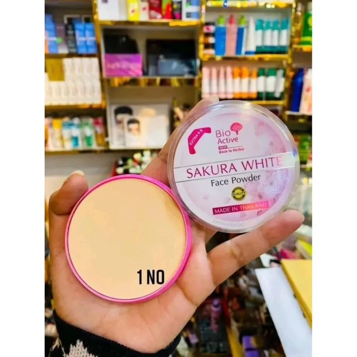 Sakura Pink Bio Active Face Powder - 16g for a Radiant Complexion % Sakura Pink Bio Active Face Powder - 16g for a Radiant Complexion