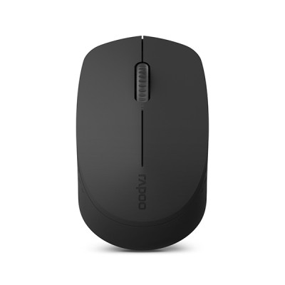Silent Wireless Multi-Mode Mouse by Rapoo - Sleek Dark Grey Design % Silent Wireless Multi-Mode Mouse by Rapoo - Sleek Dark Grey Design