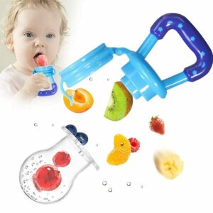 Silicone AppleBear Pacifier for Fruits & Vegetables - 10m+, Multicolor