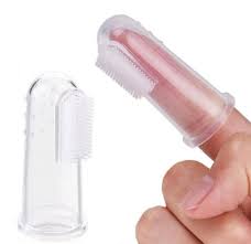 Silicone Baby Finger Toothbrush for Gentle Oral Care – Transparent Design