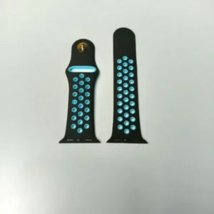 Silicone Octopus Straps for 38/40/41mm Watches - Black and Blue Combo