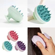 Silicone Scalp Massager Brush for Hair Shampooing - Mini Size