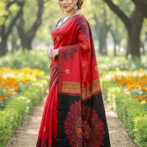 Silk Dhupiyan Saree - Exquisite Elegant Wear for Special Occasions