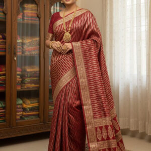 Silk Japanese Saree with Blouse Piece - Elegant and Premium Quality