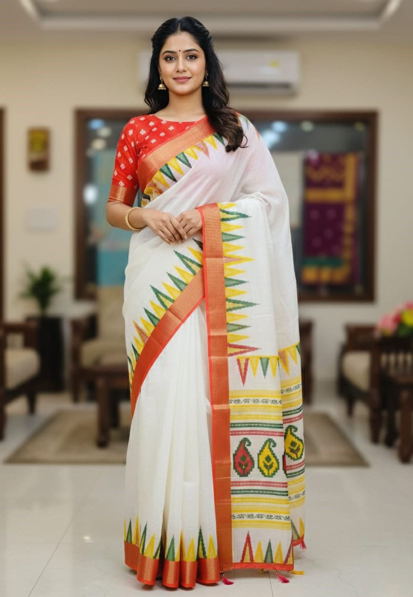 Silk Kaftan Saree - Elegant and Flowing Design for Effortless Style % Silk Kaftan Saree - Elegant and Flowing Design for Effortless Style
