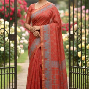 Silk Kaftan Saree – Elegant and Stylish Ethnic Wear for Any Occasion