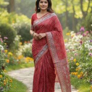 Silk Kaftan Saree - Elegant and Stylish Ethnic Wear for Special Occasions