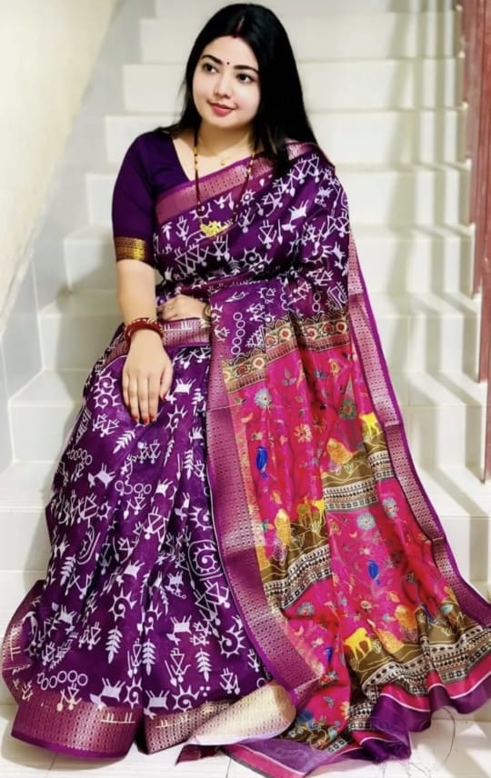 Silk Kaftan Saree - Elegant, Lightweight Drapery for Stylish Occasions % Silk Kaftan Saree - Elegant, Lightweight Drapery for Stylish Occasions