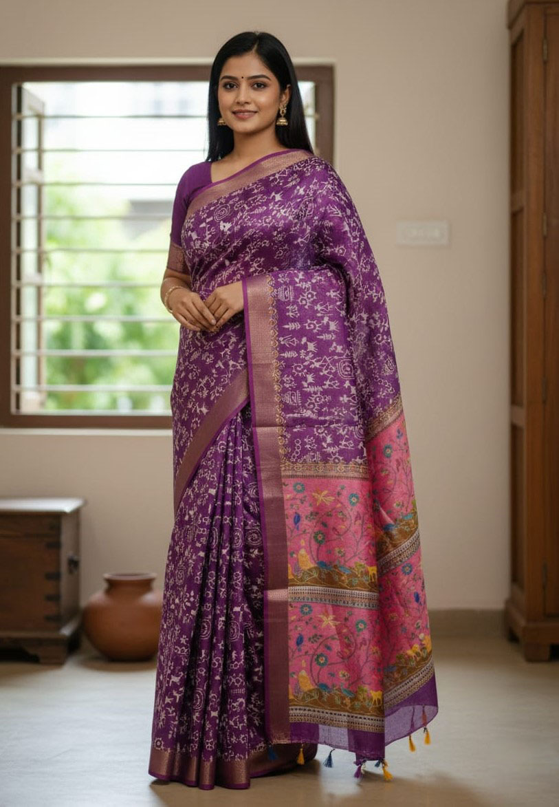Silk Kaftan Saree - Elegant Lightweight Ethnic Wear for Graceful Styling % Silk Kaftan Saree - Elegant Lightweight Ethnic Wear for Graceful Styling