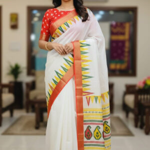 Silk Kaftan Saree – Elegant Women's Ethnic Wear for Special Occasions