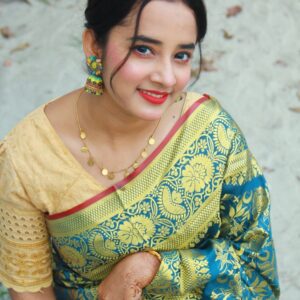 Silk Katan Saree - Elegant Handcrafted Traditional Indian Attire