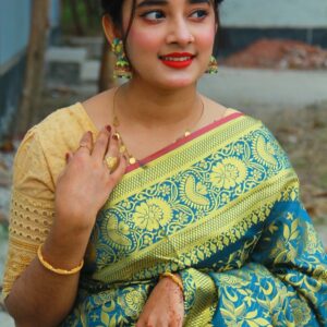 Silk Katan Saree - Elegant Handwoven Ethnic Wear for Timeless Style