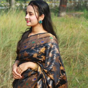 Silk Katan Saree - Elegant Handwoven Traditional Indian Ethnic Wear