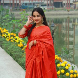 Silk Katan Saree - Elegant Traditional Attire for Timeless Style