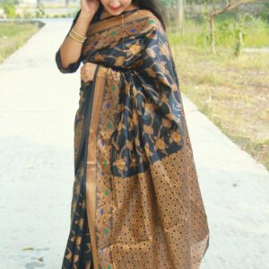 Silk Katan Saree - Elegant Traditional Wear for Timeless Style