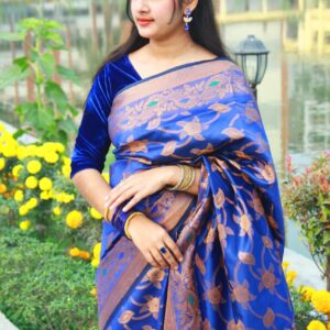 Silk Katan Saree - Luxurious Handwoven Traditional Ethnic Wear