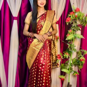 Silk Katan Saree - Luxurious Soft Fabric for Elegant Occasions